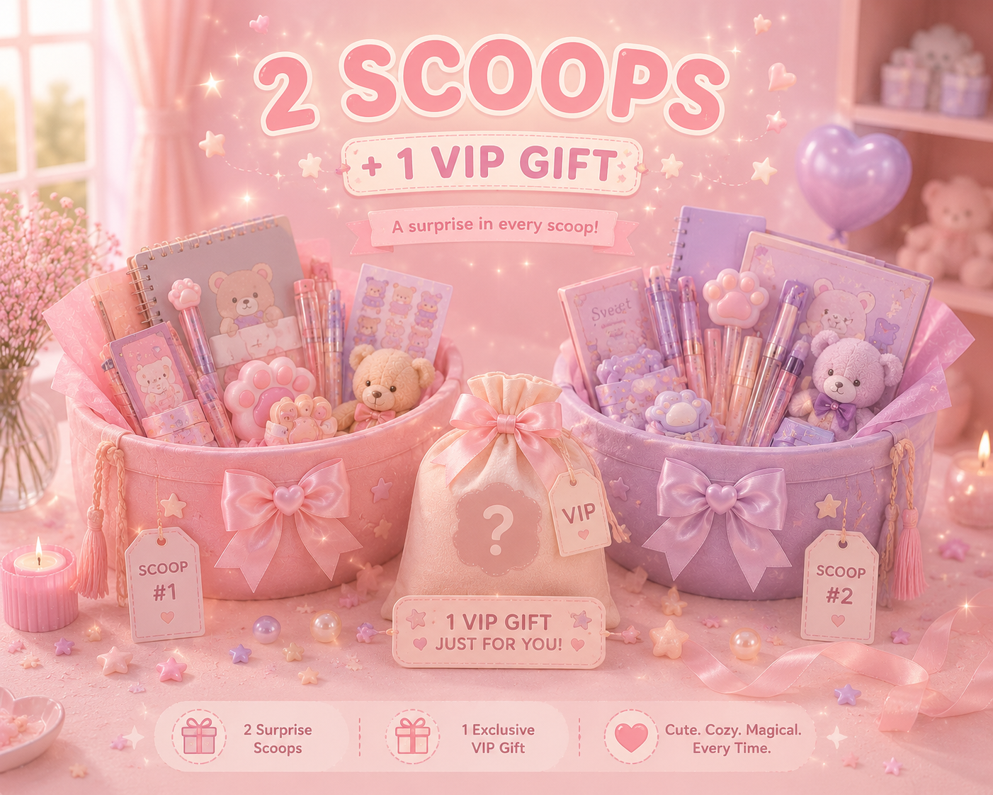 2 Makeup Scoop + 1 Free Vip Gift ✨